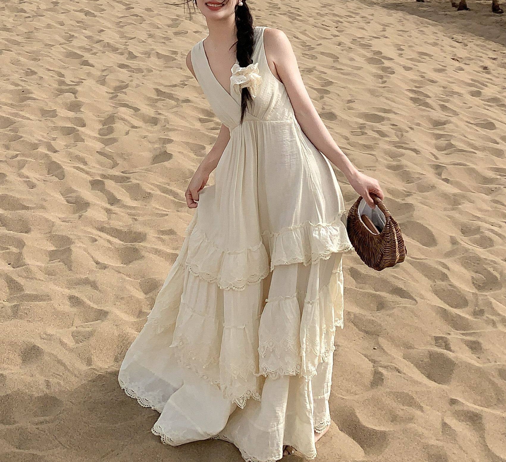 Chiffon Cake Dress (preorder/ 2 colours)