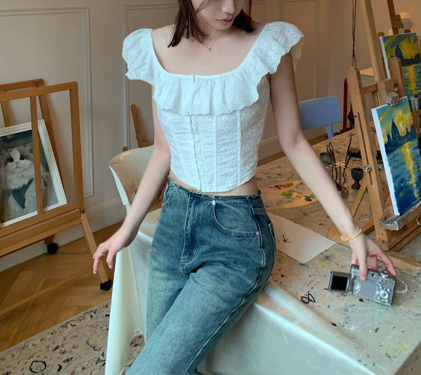 Kya top (ready stock in XS)