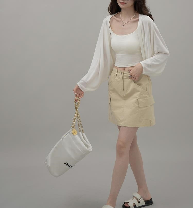 Nina cardigan (ready stock in yellow and white/ 4 colours)