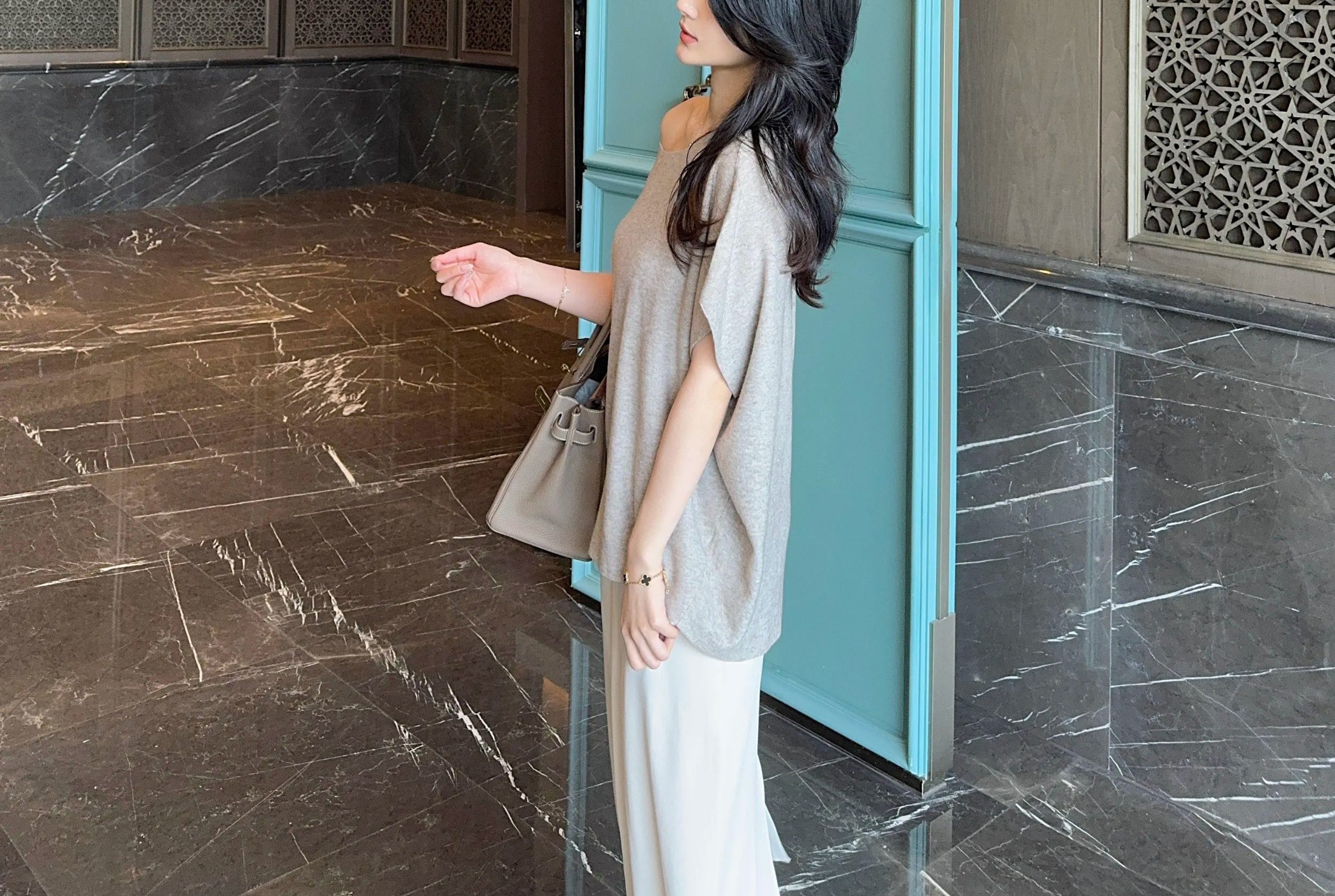 Iris top (ready stock in pink/ 4 colours)