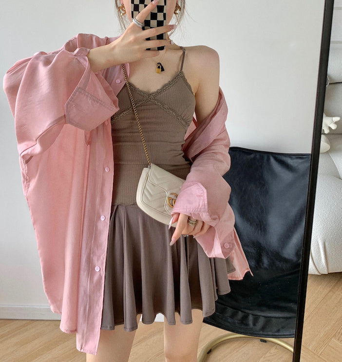 Demi bralette top (ready stock in grey/ 5 colours)