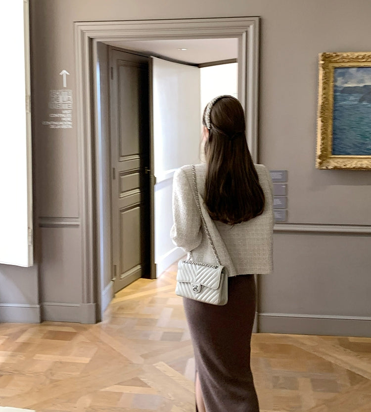 Donegal jacket (ready stock in khaki (S)/ 2 colours)