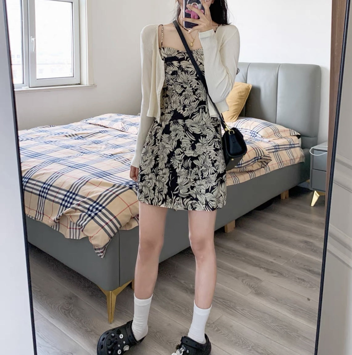 Frenchie dress (ready stock in M)