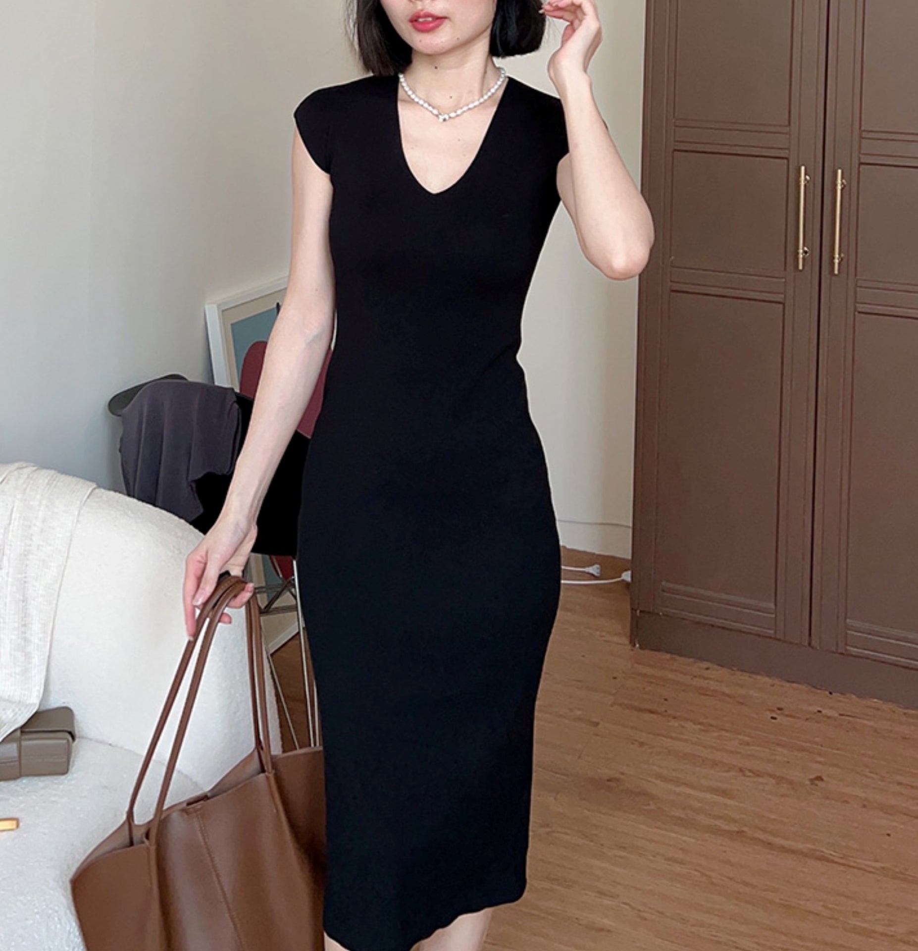 Flynn dress (ready stock in red and black/ 3 colours)