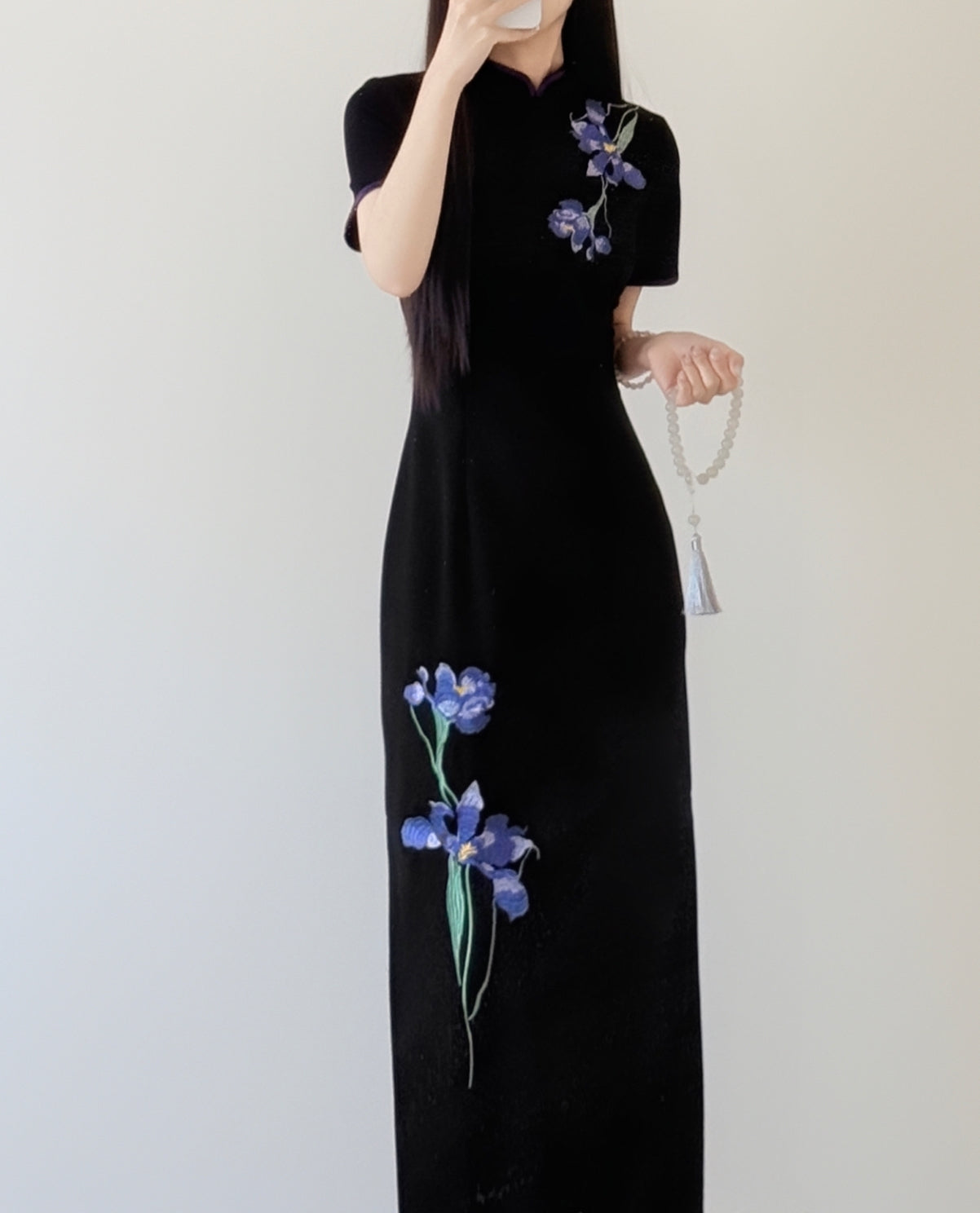 Orchid cheongsam (preorder/ 2 styles)