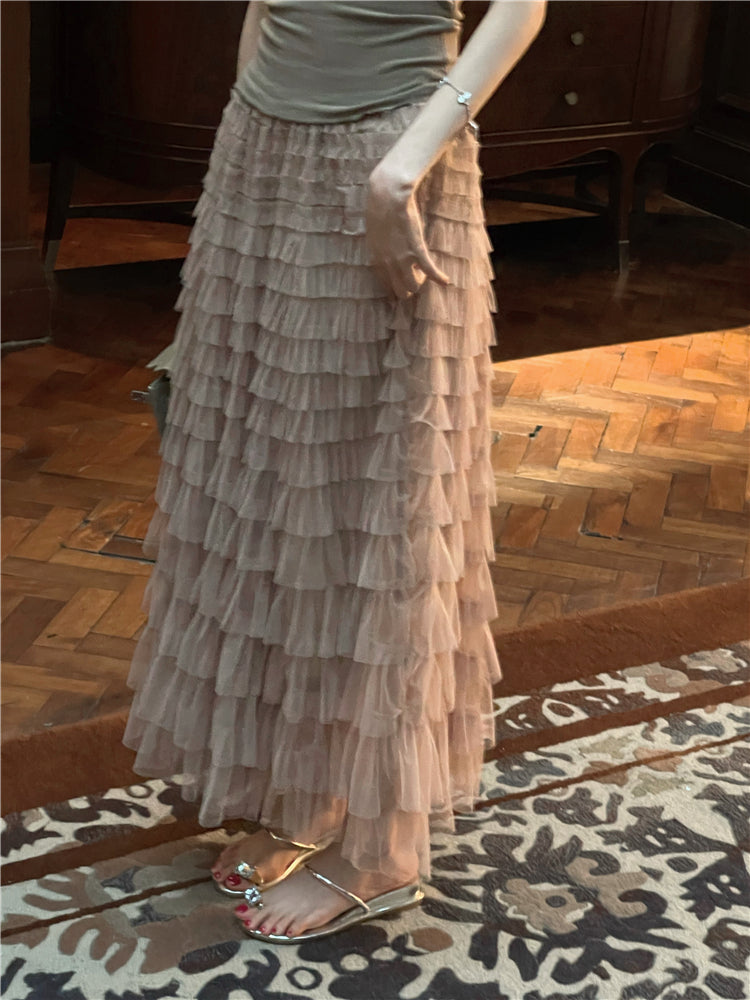 Tullese skirt (ready stock/ 6 colours)