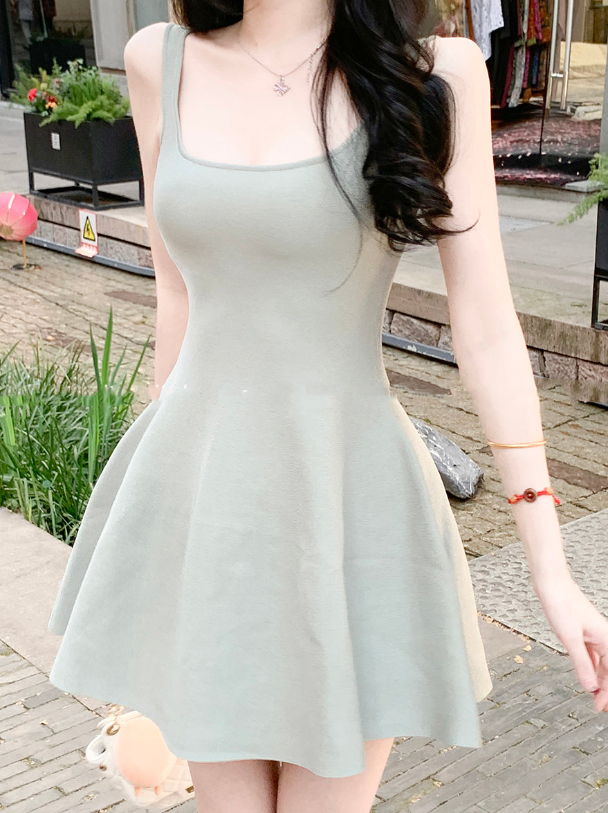 Fay dress (ready stock in green/ 3 colours)