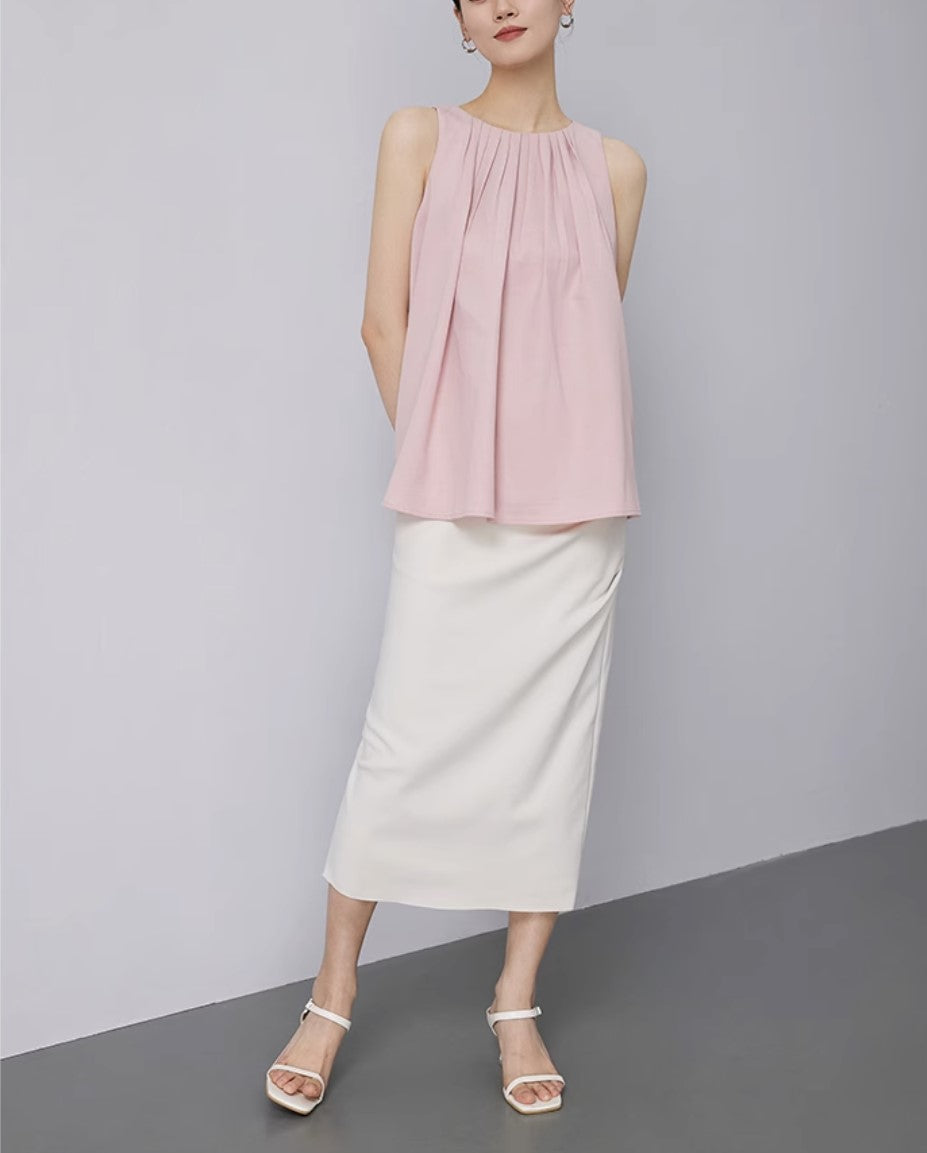 Thorne top (ready stock in pink (L)/ 2 colours)