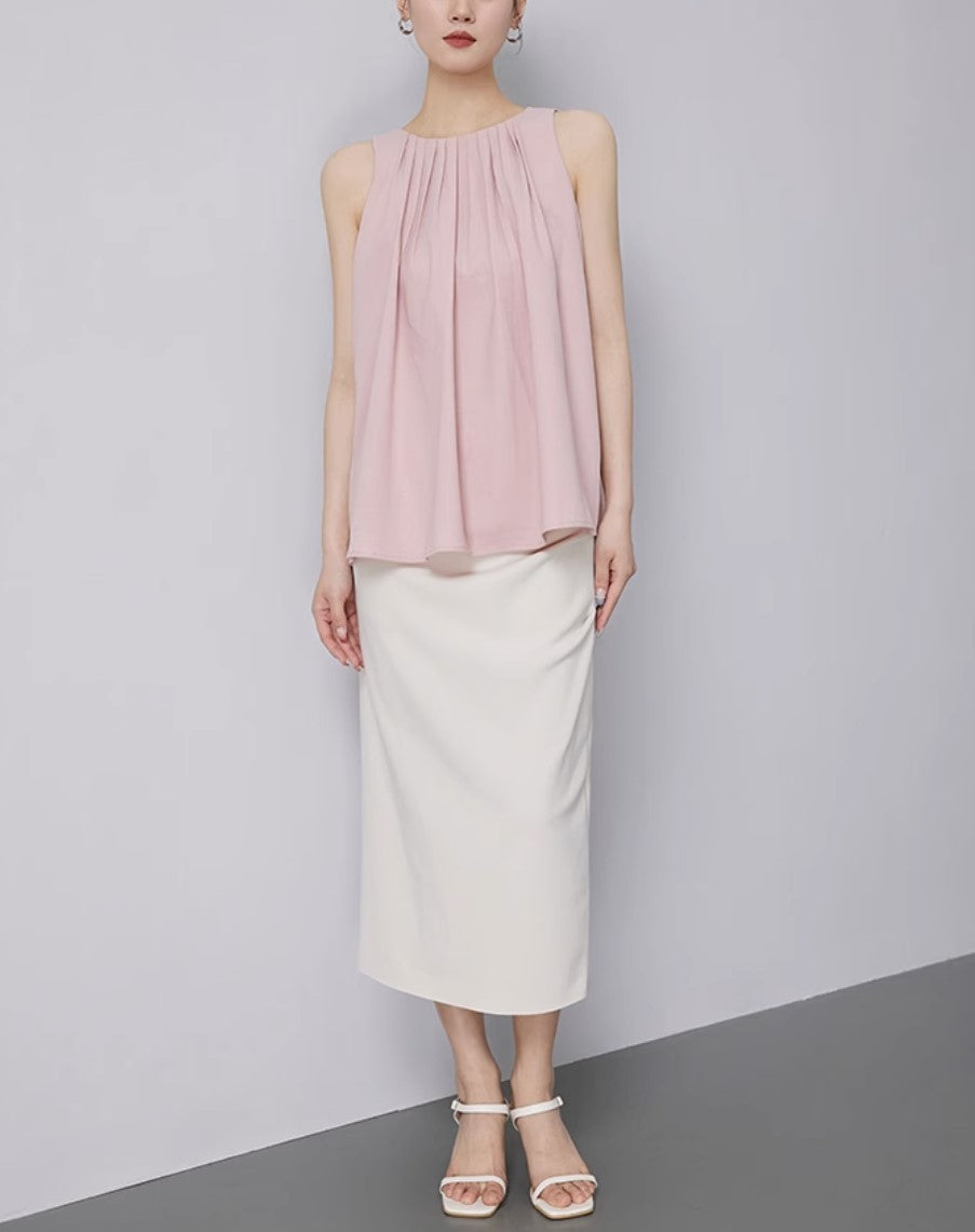 Thorne top (ready stock in pink (L)/ 2 colours)