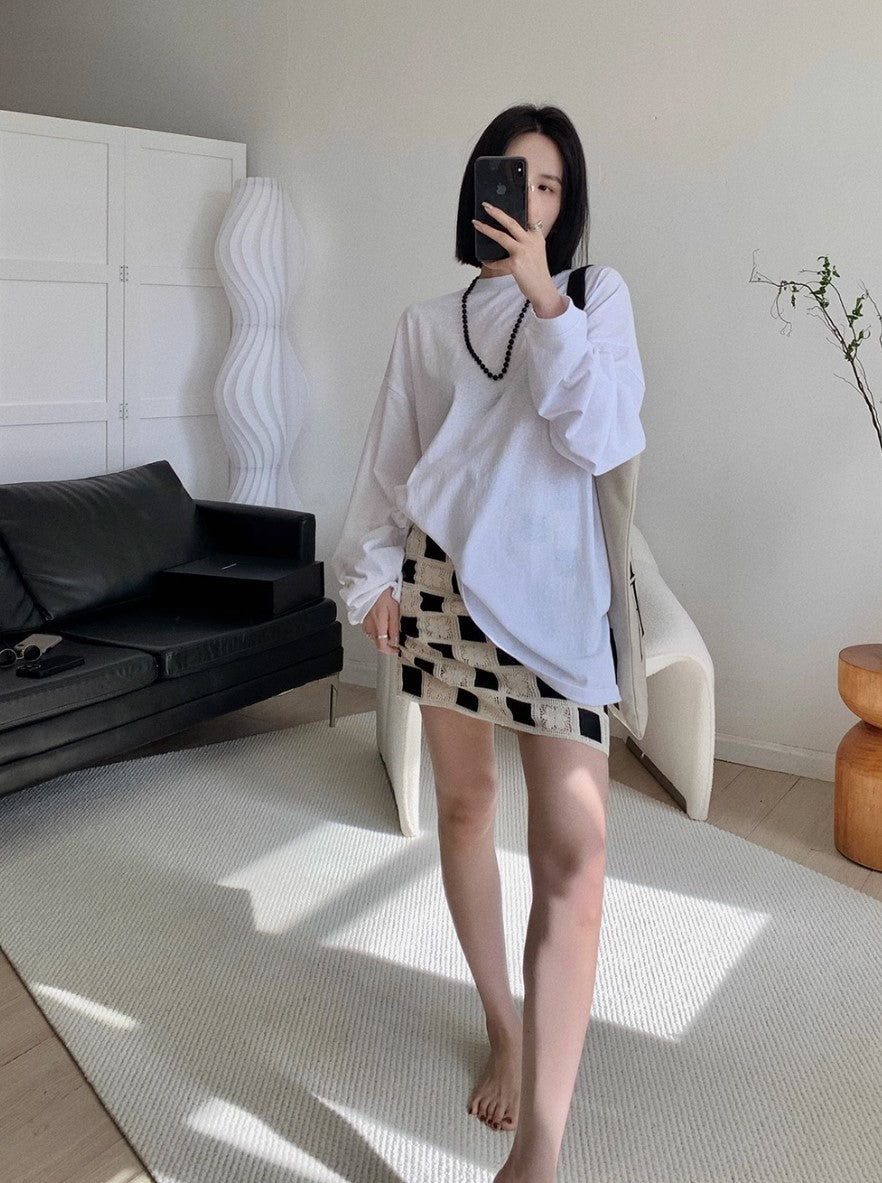 Checkered Skirt (ready stock in XS)