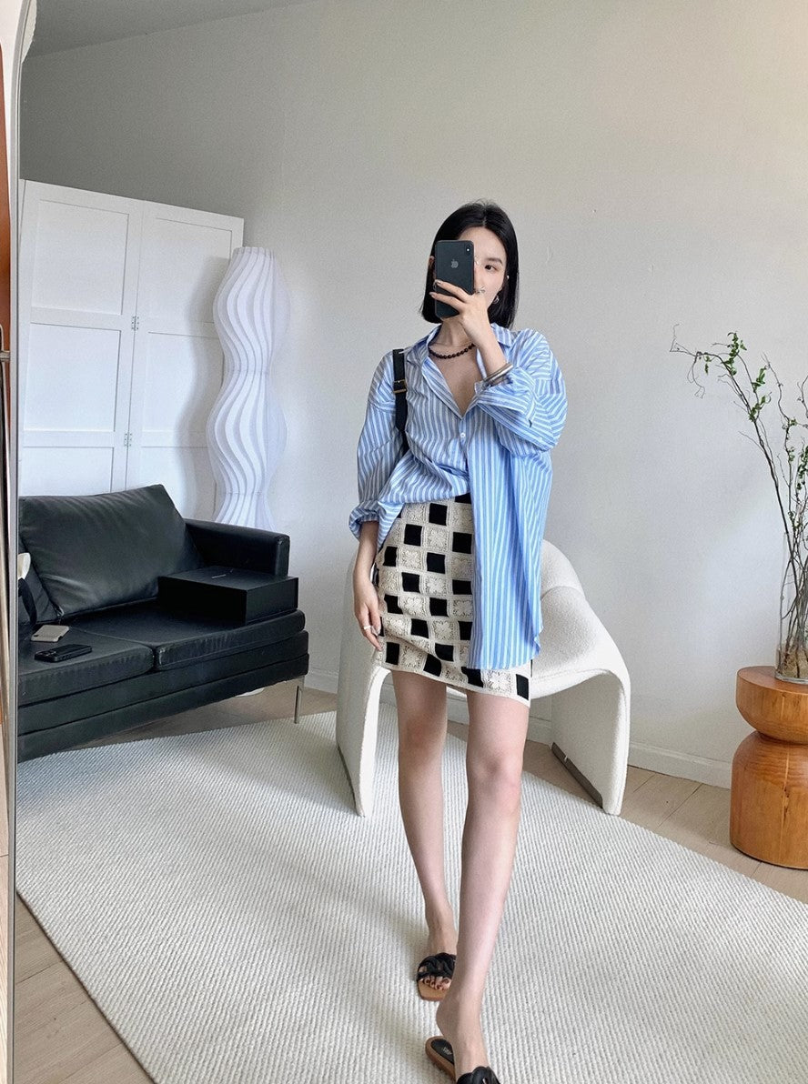 Checkered Skirt (ready stock in XS)