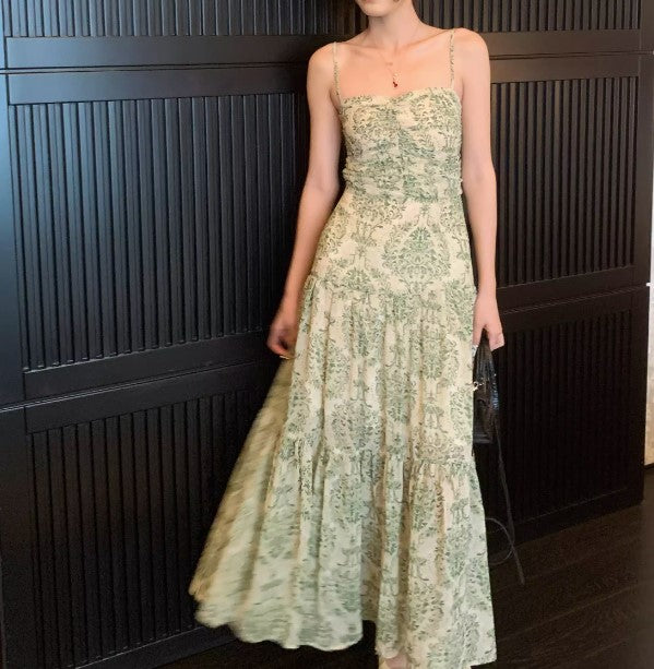 Emb maxi dress (preorder)