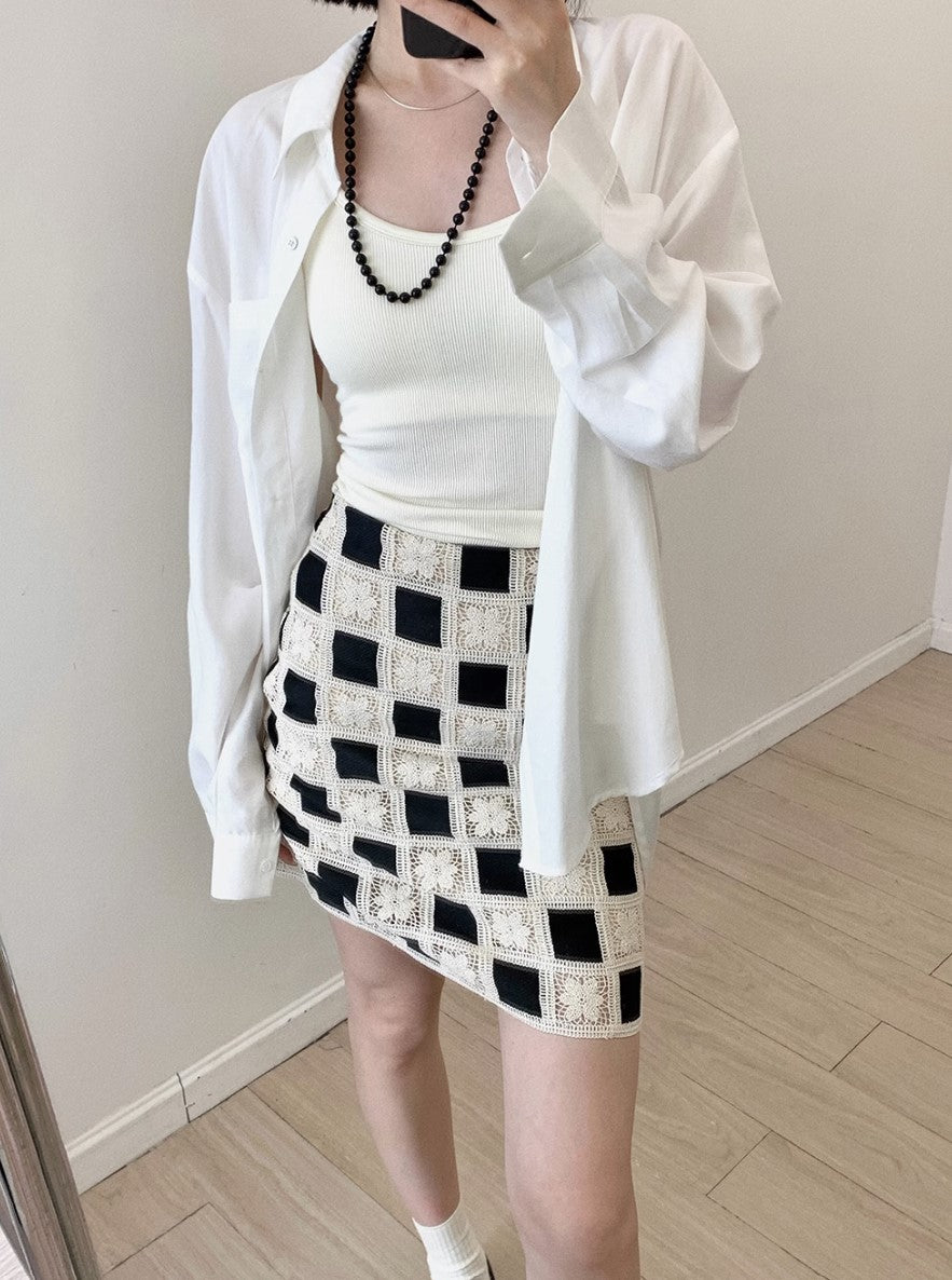 Checkered Skirt (ready stock in XS)