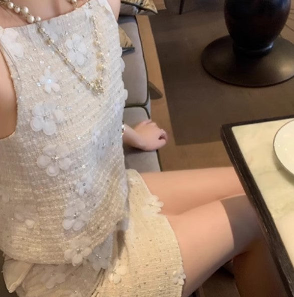 Melody tweed set (ready stock in S)