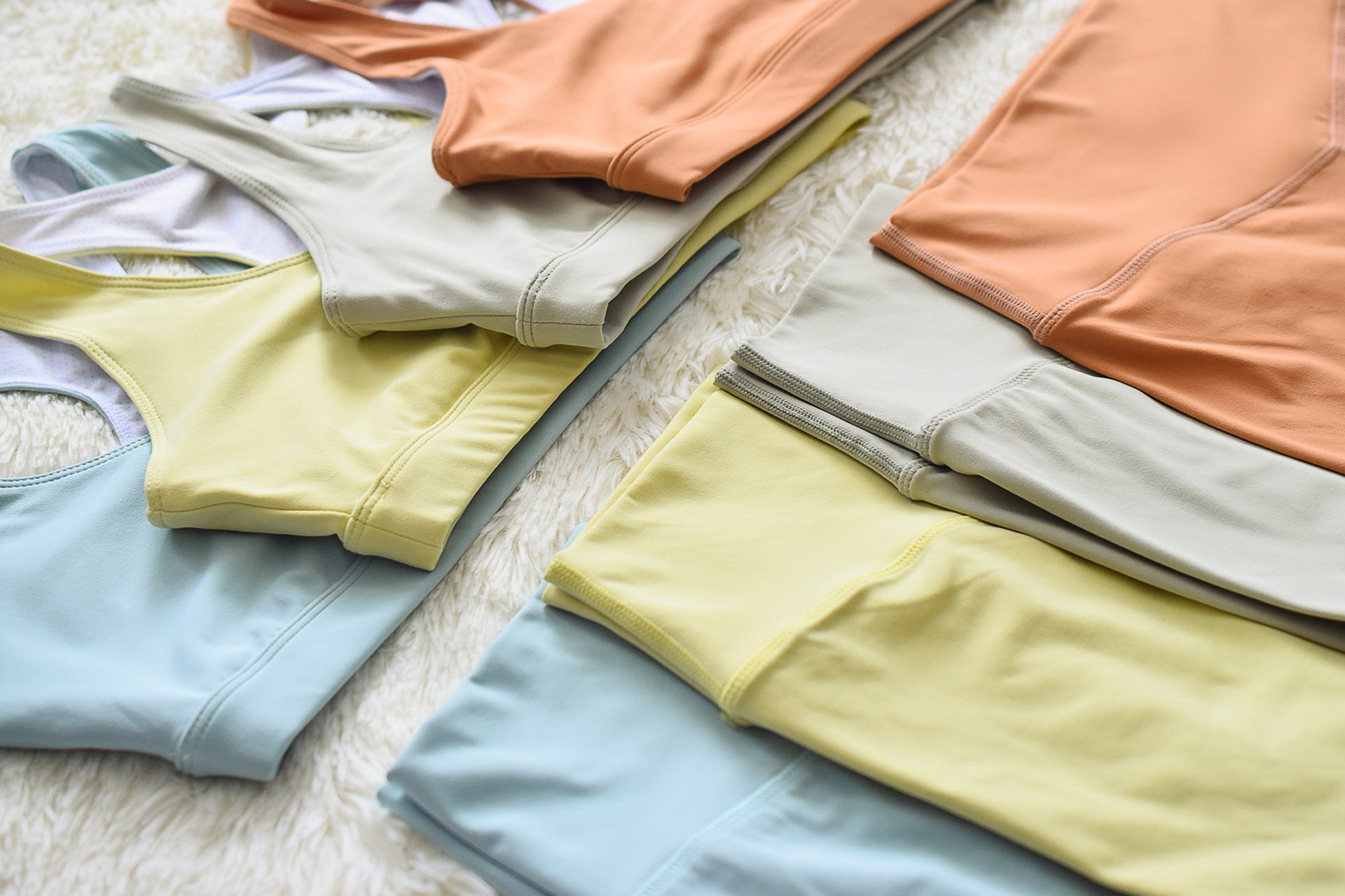 Mini Racerback Sports Set (ready stock in orange (XS)/ 4 colours)