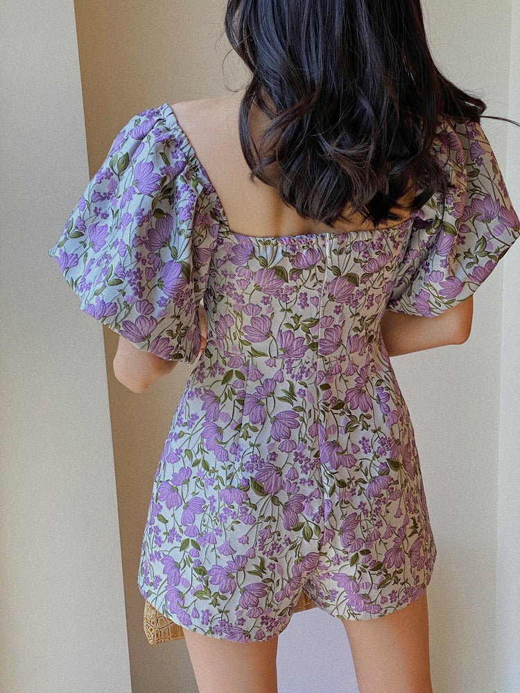 Clematis playsuit (ready stock in XS)