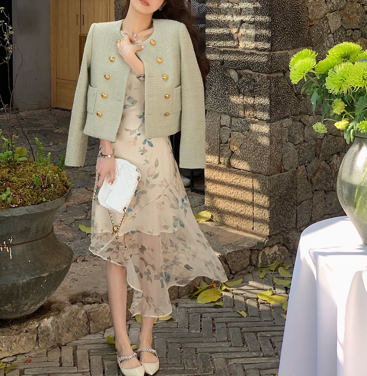 Misty Dress (ready stock in L/ small cutting)