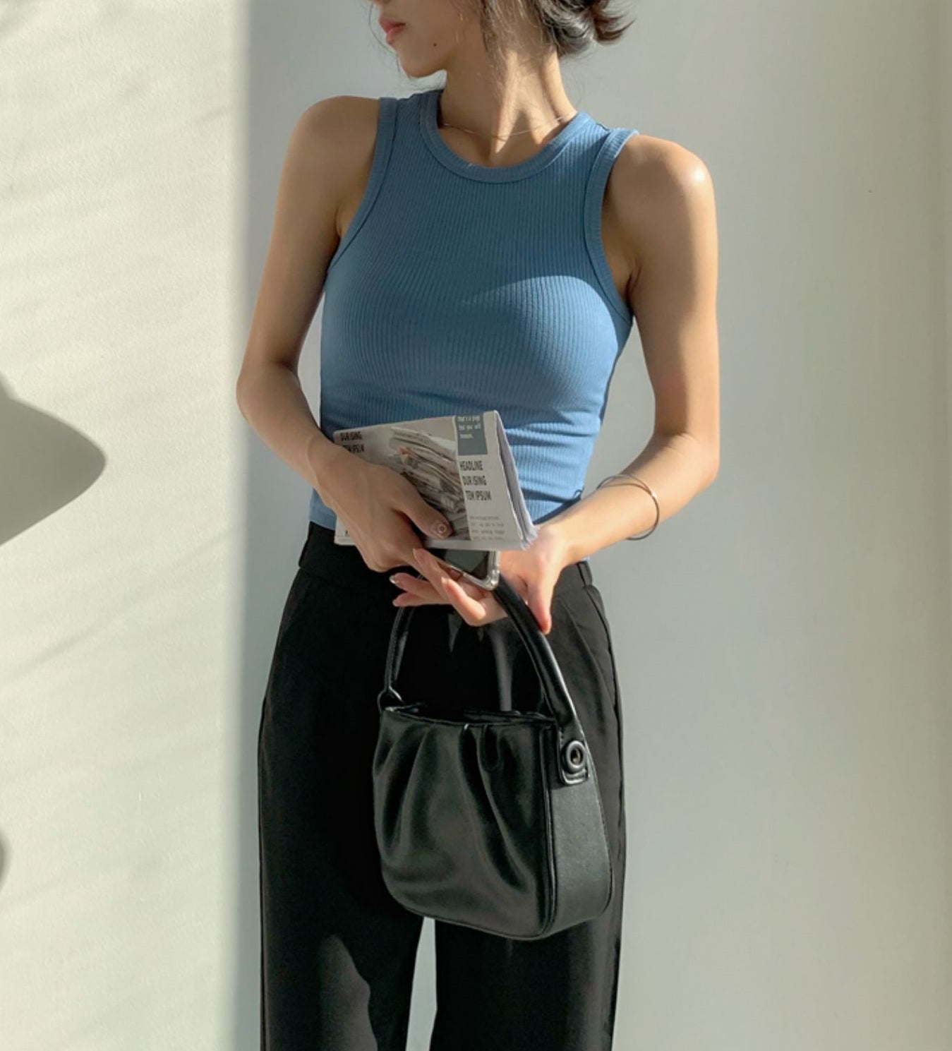 Cropped Tank Top (ready stock/ 4 colours)