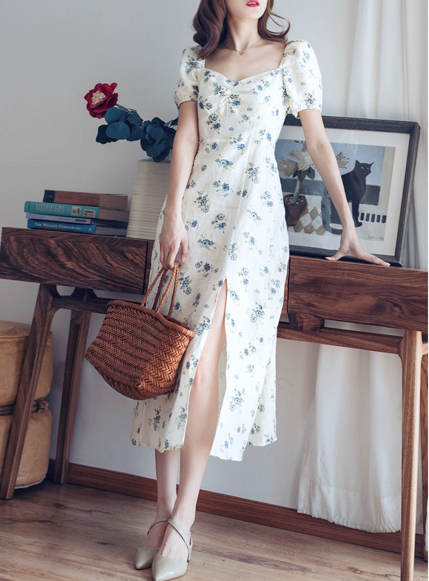 Davis floral dress (ready stock in L)