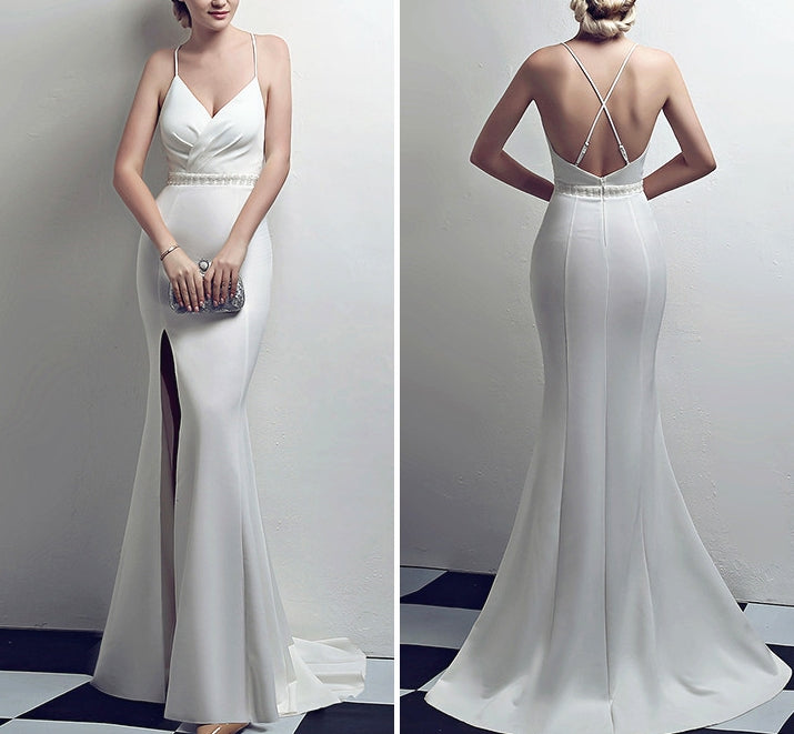 Ina gown (ready stock in burgundy red (S)/7 colours)