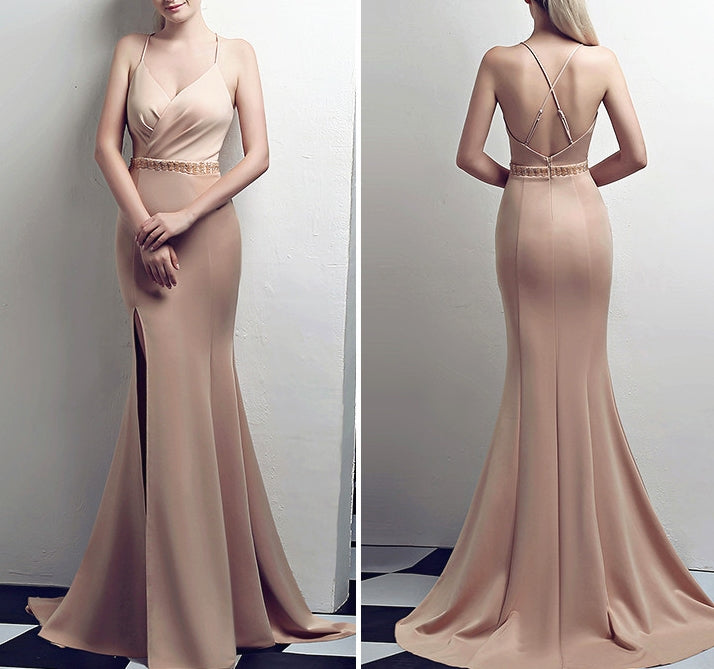 Ina gown (ready stock in burgundy red (S)/7 colours)