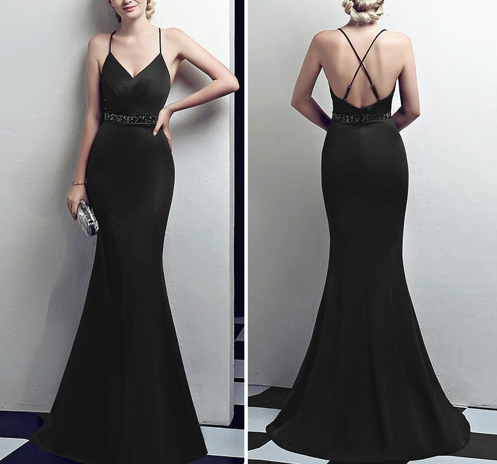 Ina gown (ready stock in burgundy red (S)/7 colours)