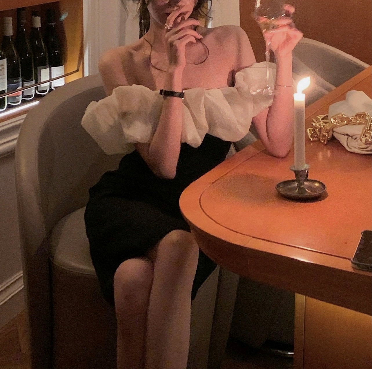 Thalia dress (ready stock in M)