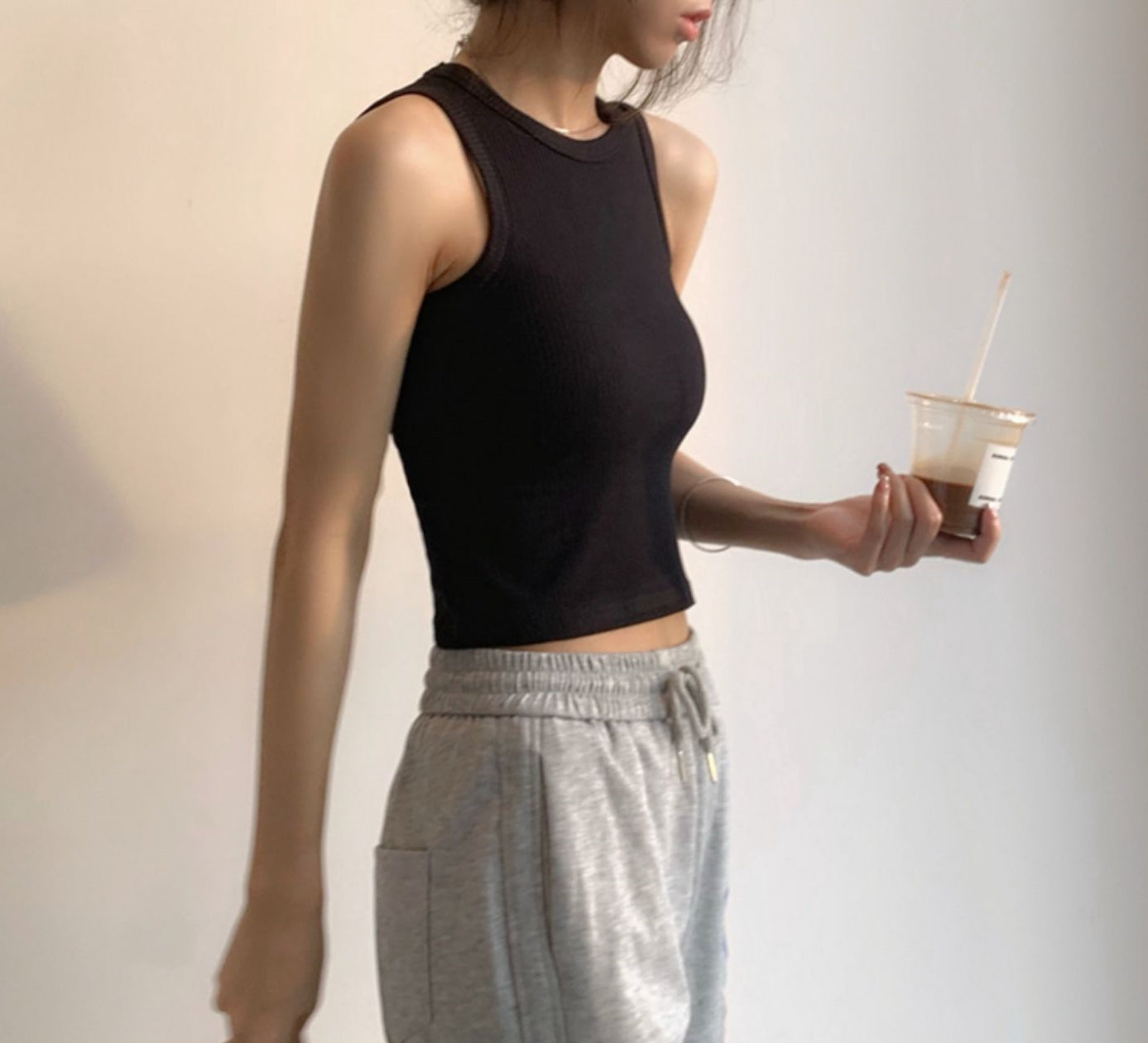 Cropped Tank Top (ready stock/ 4 colours)