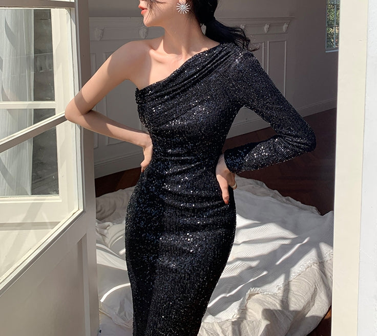 Tobuse dress (ready stock in black&gold (XL)/ 6 colours)