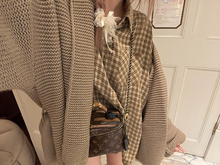 Laurie oversized cardigan (PREORDER/ 4 colours)