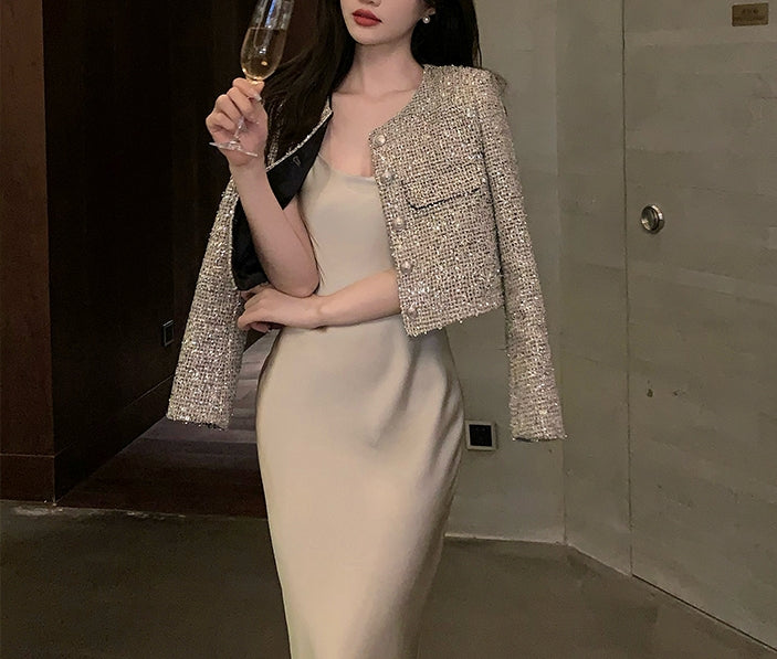 Hanson dress (ready stock in grey (ML)/ 2 colours)