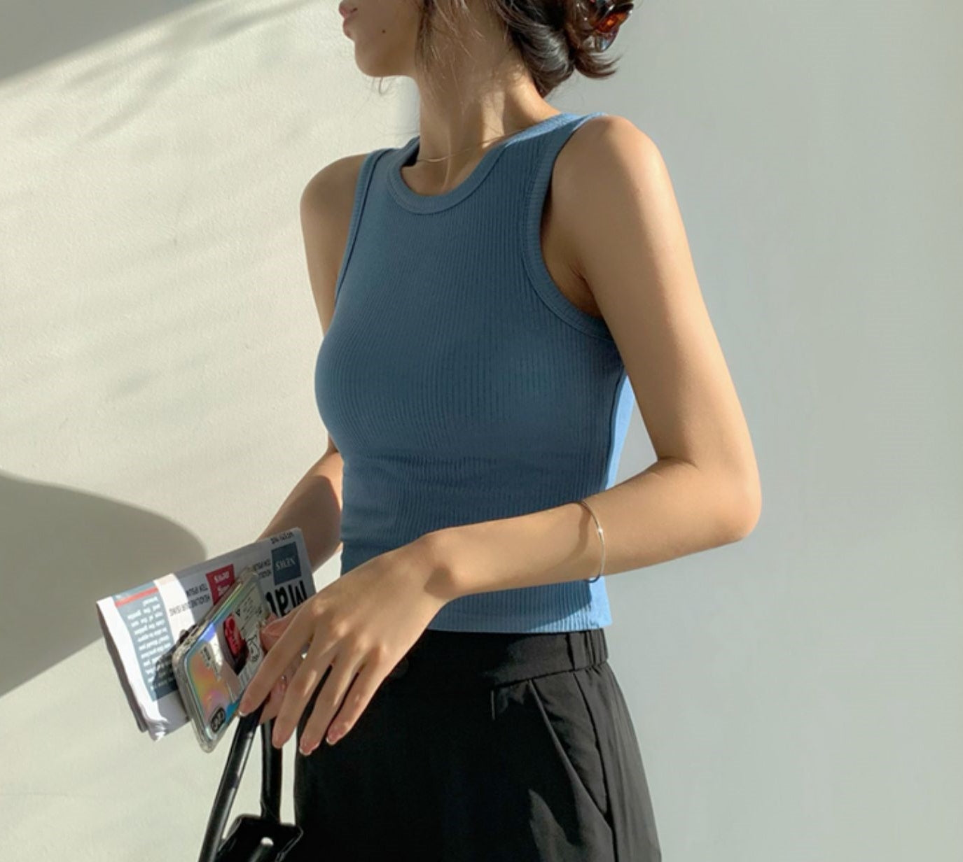 Cropped Tank Top (ready stock/ 4 colours)