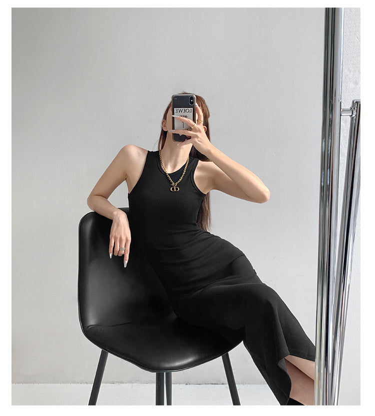 Foe dress (ready stock in light grey (L)/ 3 colours)