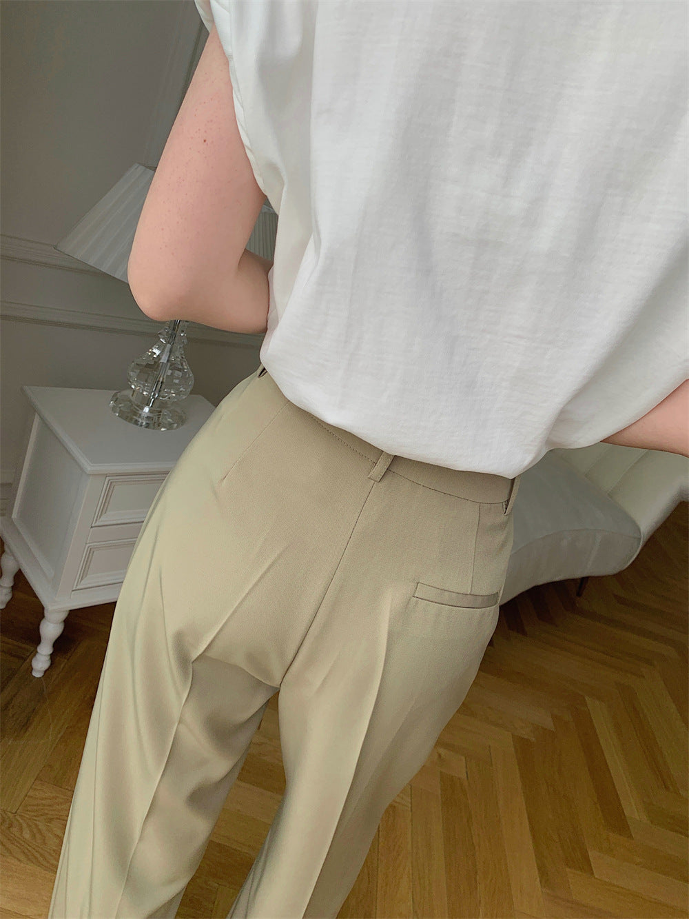 Hart pants (ready stock in khaki & black (S)/ 3 colours)