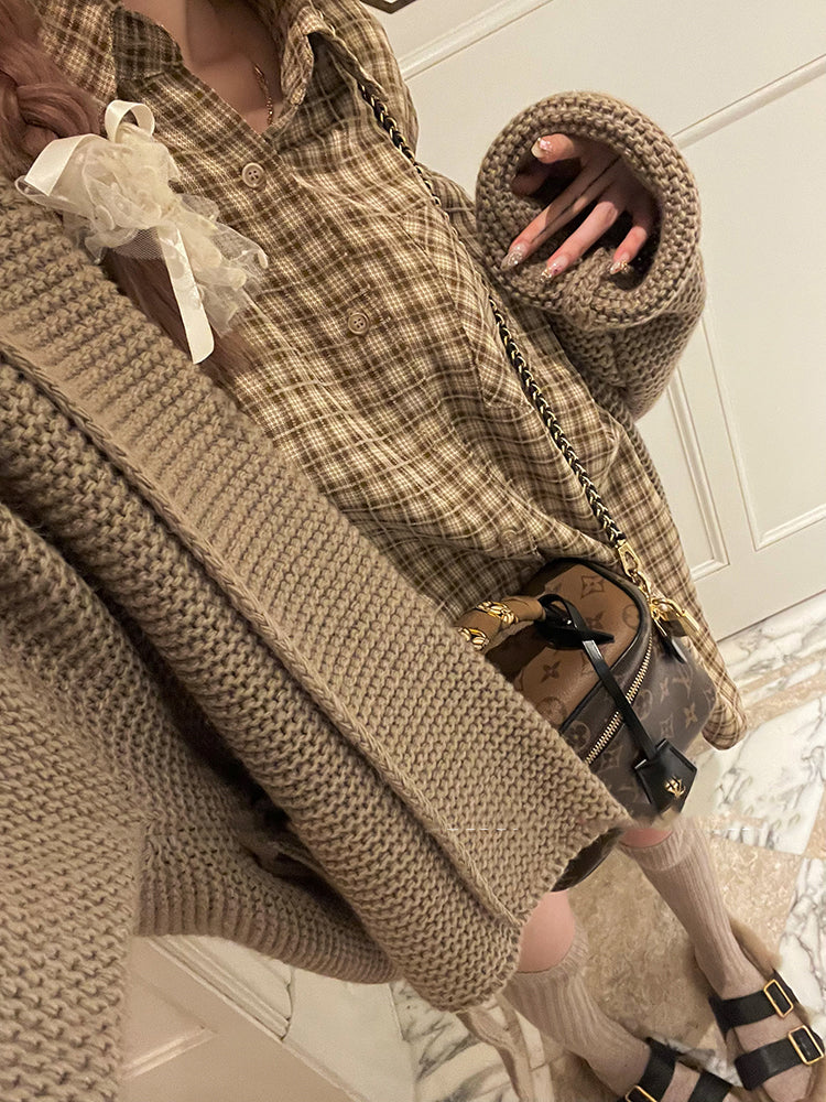 Laurie oversized cardigan (PREORDER/ 4 colours)