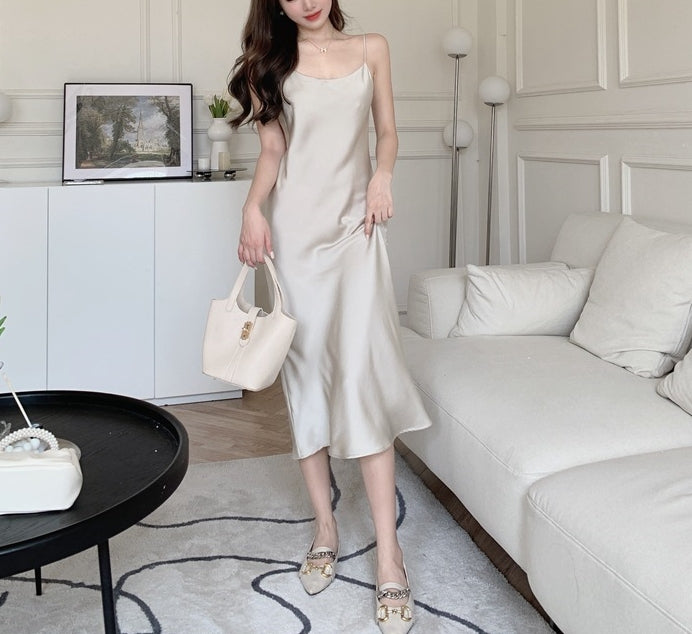 Hanson dress (ready stock in grey (ML)/ 2 colours)