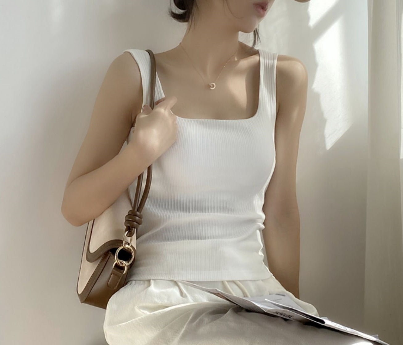 Tank Top with Built-in Paddings (preorder/ 5 colours)