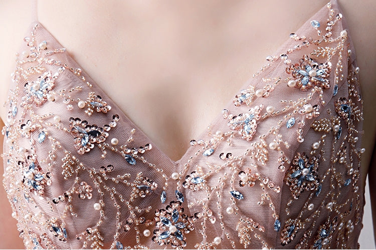 Blush gown (ready stock in XL - fits M)