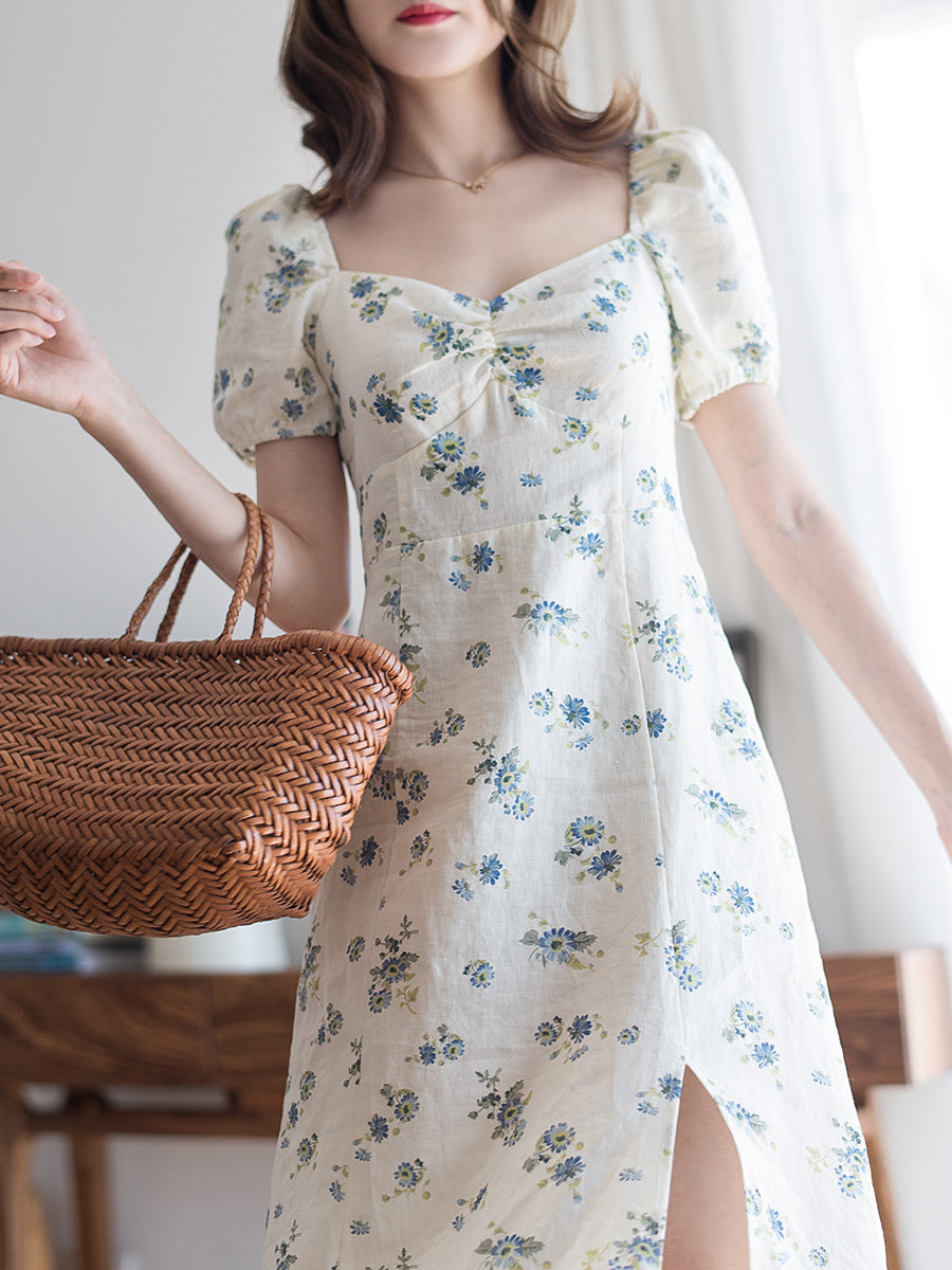 Davis floral dress (ready stock in L)