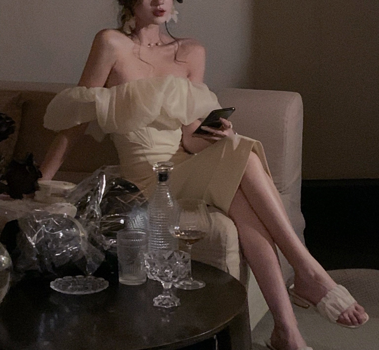 Thalia dress (ready stock in M)