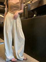 Wonoung pants (ready stock in beige (M))