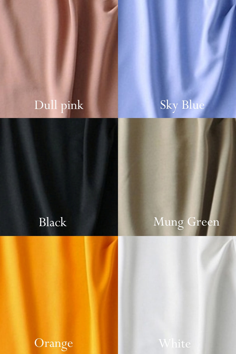 Arya dress (ready stock in orange (S)/ 11 colours)