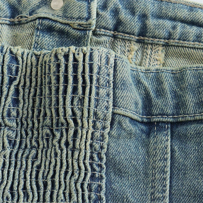 Rugged denim top (preorder)