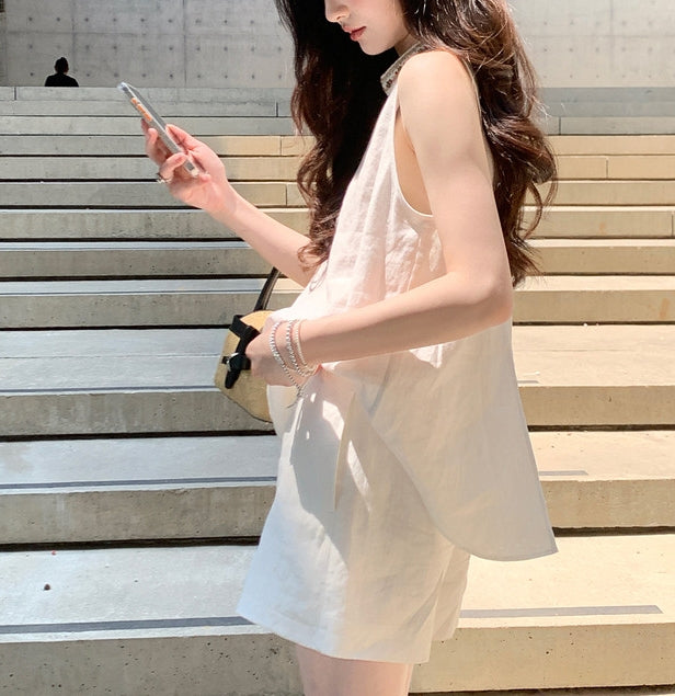 Linen A-line Shorts (preorder/ 2 colours)