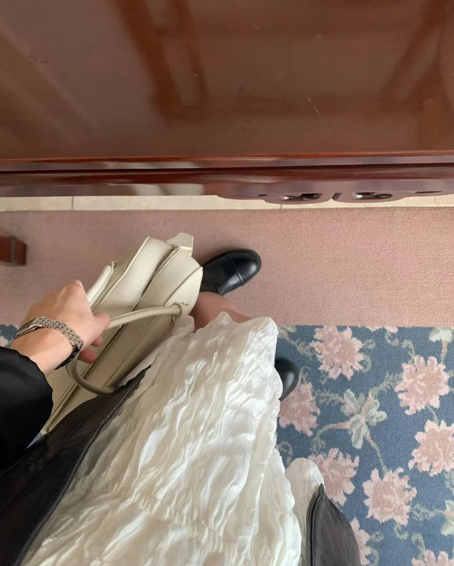 Crinkled dress (preorder/ 2 colours)