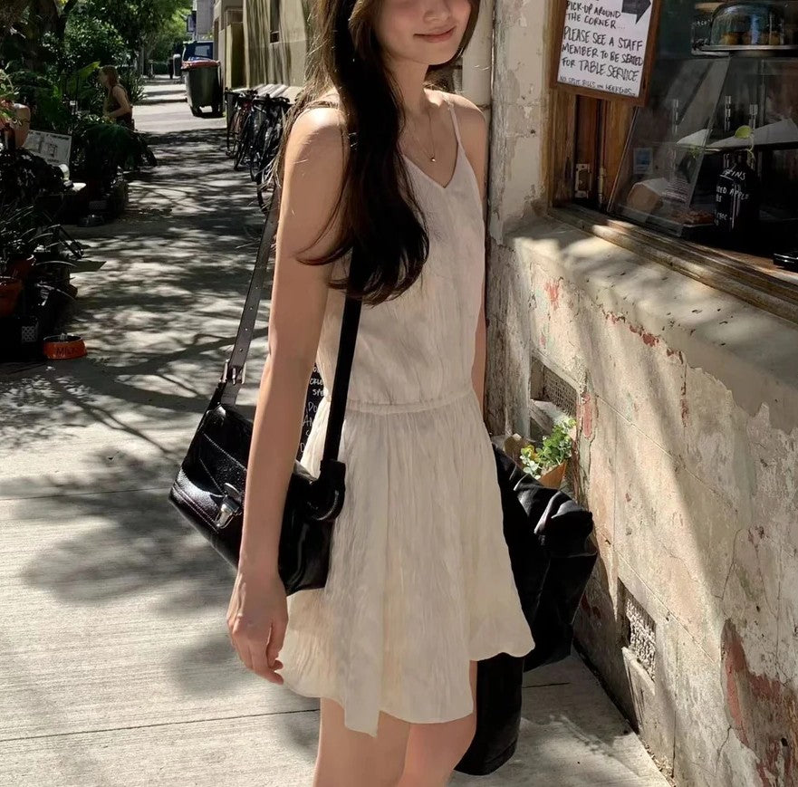 Crinkled dress (preorder/ 2 colours)