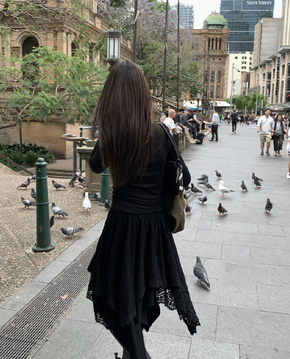 Boho asymmetrical skirt (preorder)