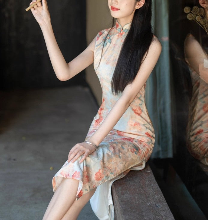 Marigold cheongsam (ready stock in S&M)