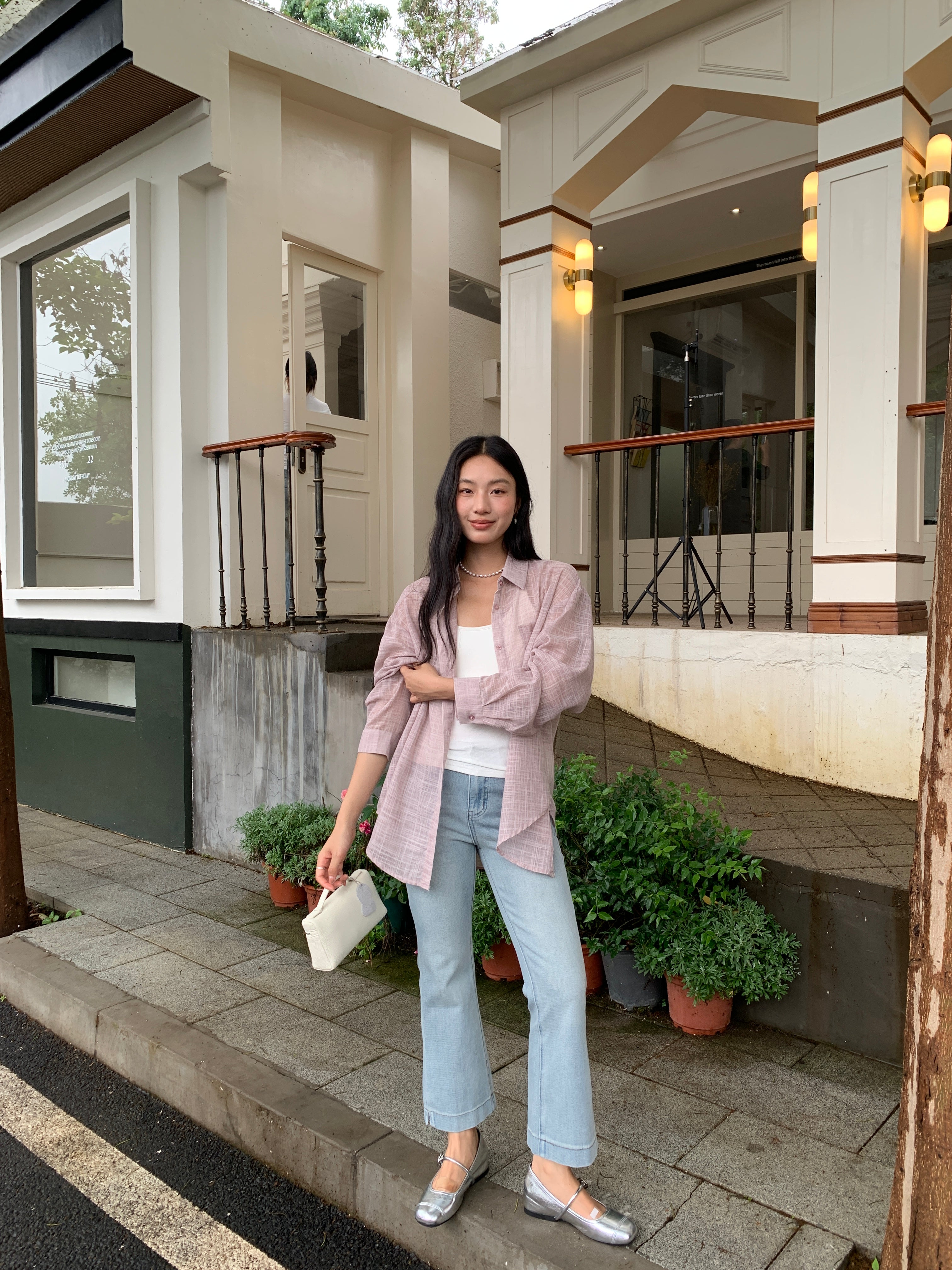 Balliese jeans (ready stock in light blue/ 4 colours)