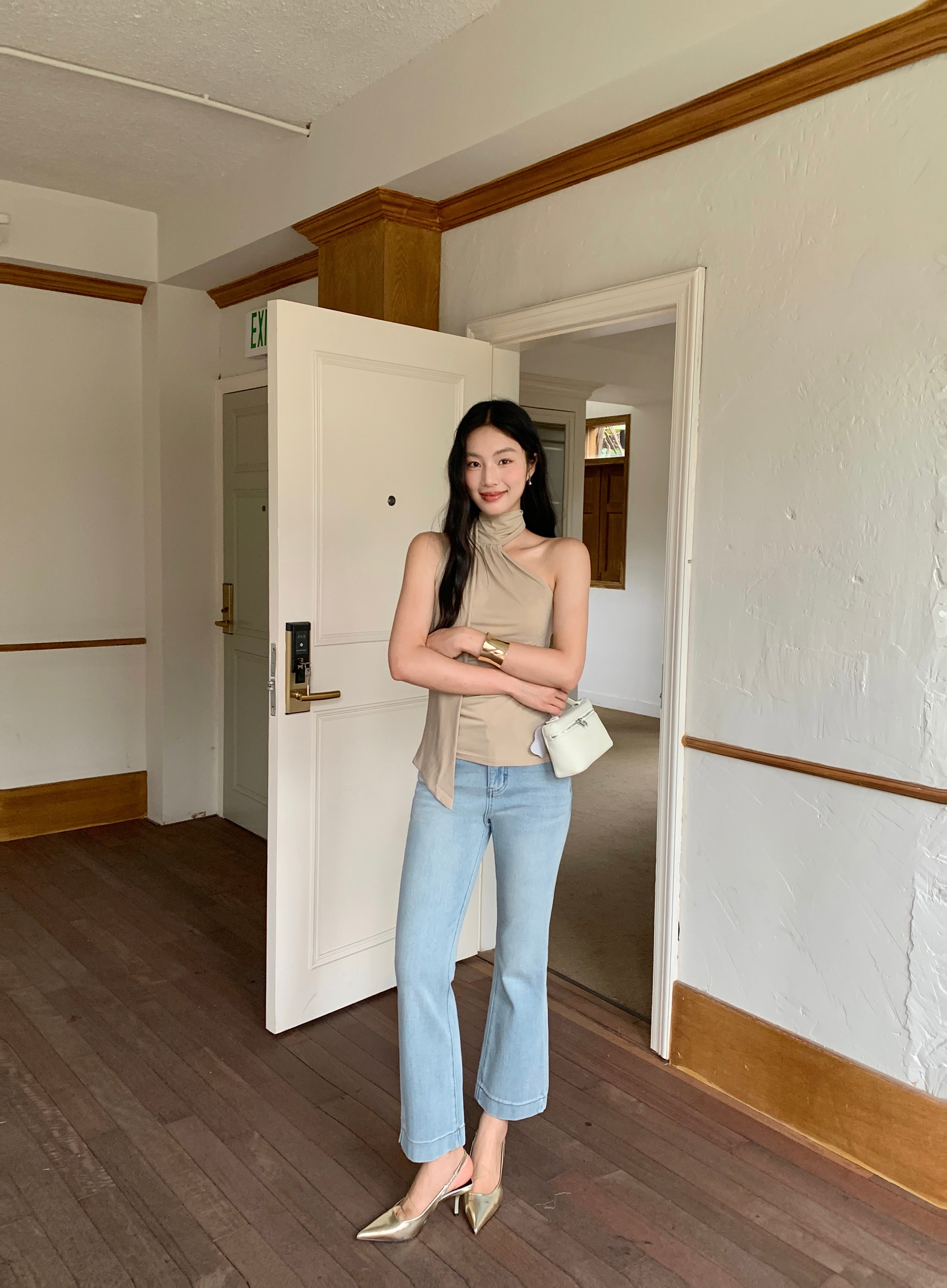 Balliese jeans (ready stock in light blue/ 4 colours)